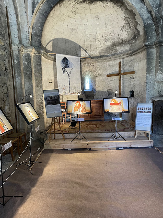 Chemin de Lumière - Exposition Bernard Sauvé -tableaux