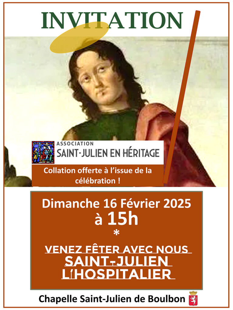 Fête de Saint-Julien l'Hospitalier - Dimanche 16 Février 2025 - Chapelle de Boulbon