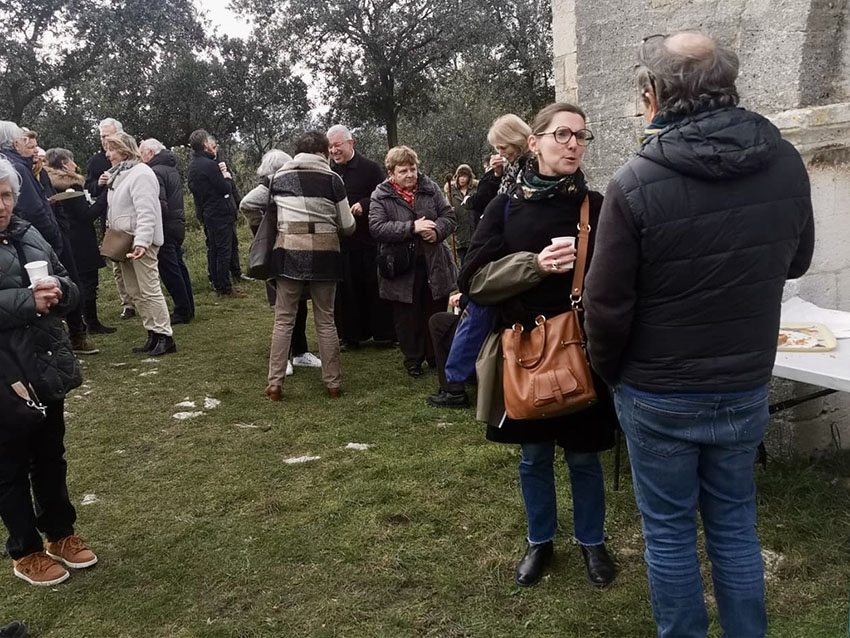 Fête Saint-Julien l'Héritage - 15 février 2025 - Echagne avec paroissiens